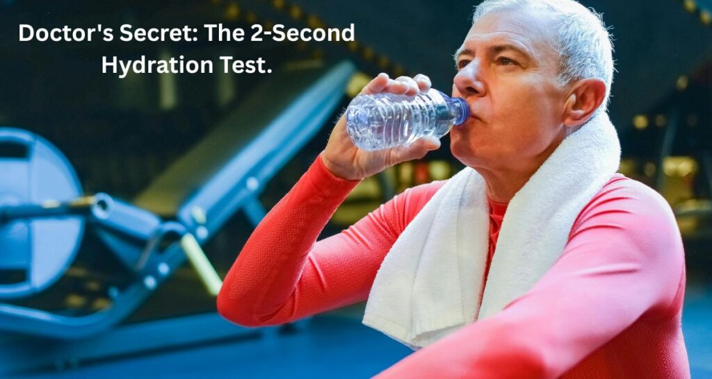 Doctor Neelam's advice on senior hydration and the skin pinch test.